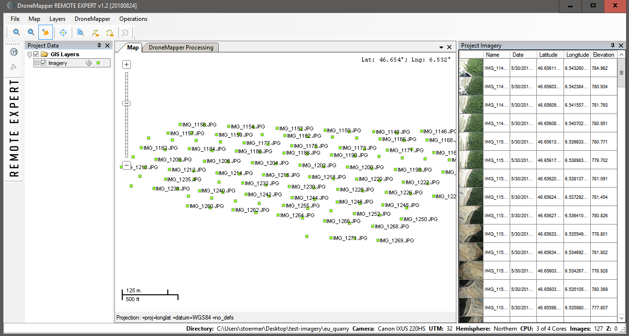 process drone images