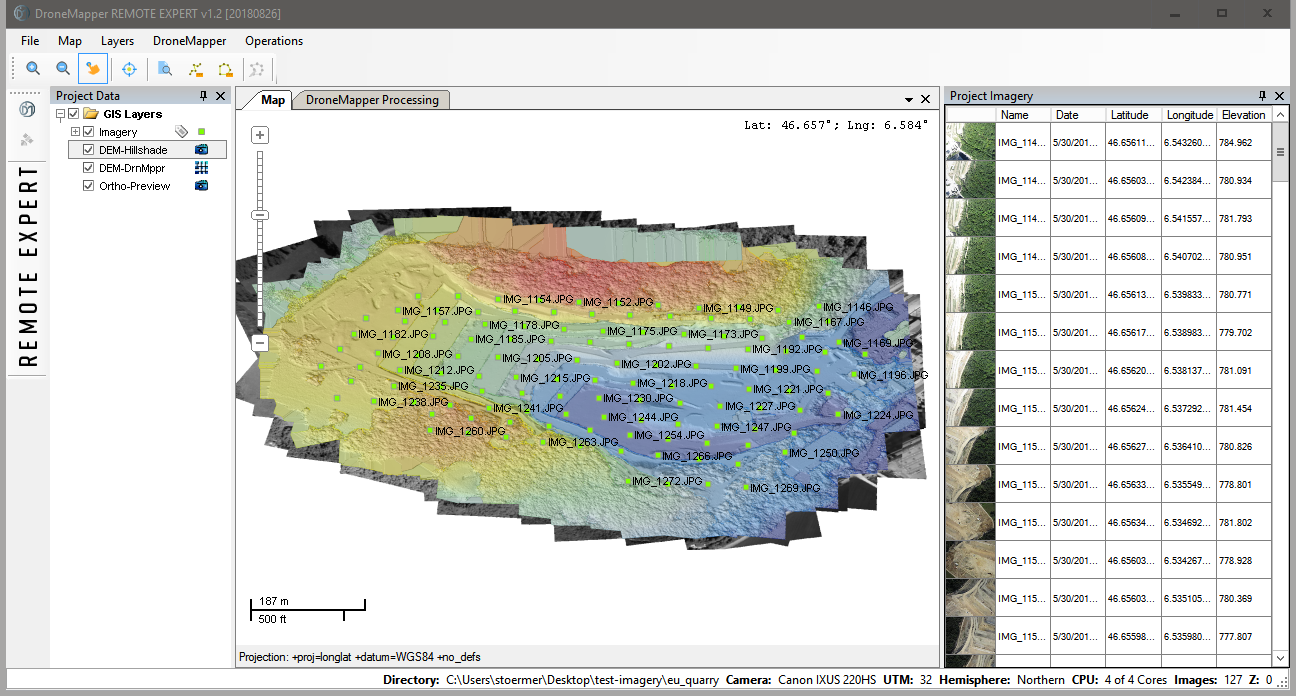 drone digital elevation model